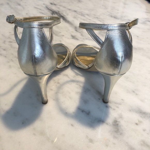 J.Crew Silver Heels - Picture 3 of 4